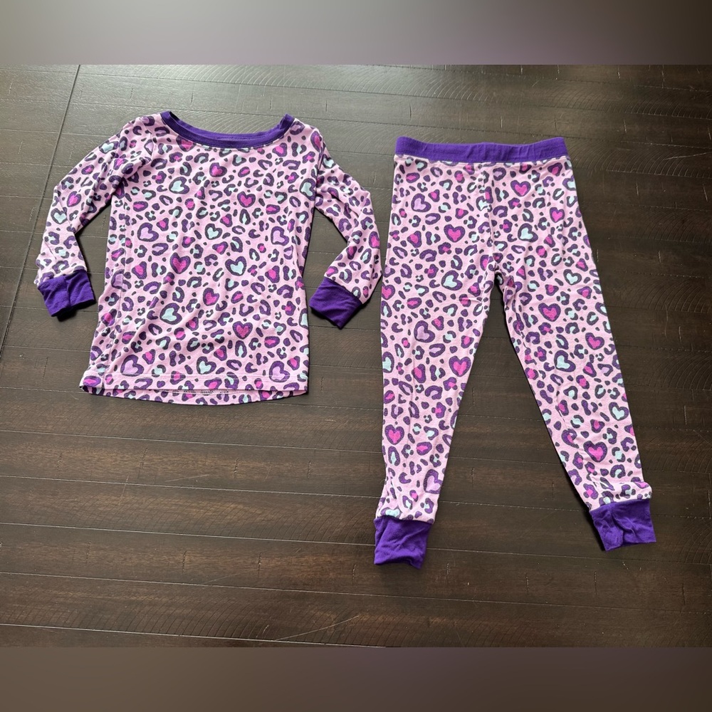 Little Sleepies Wild Hearts 💜 18-24 months LS PJ